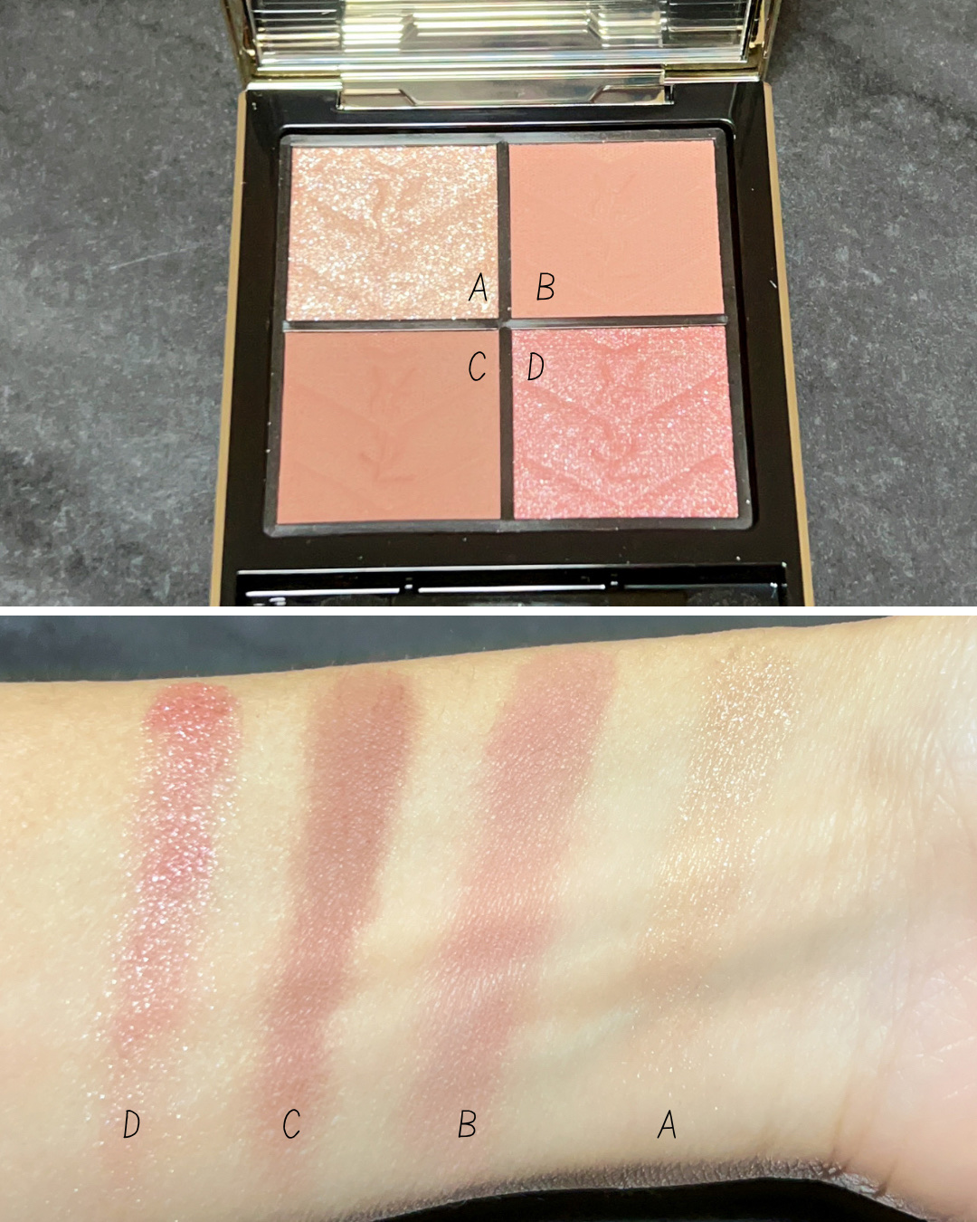 クチュール ミニ クラッチ/YVES SAINT LAURENT BEAUTE/アイシャドウパレットを使ったクチコミ（3枚目）