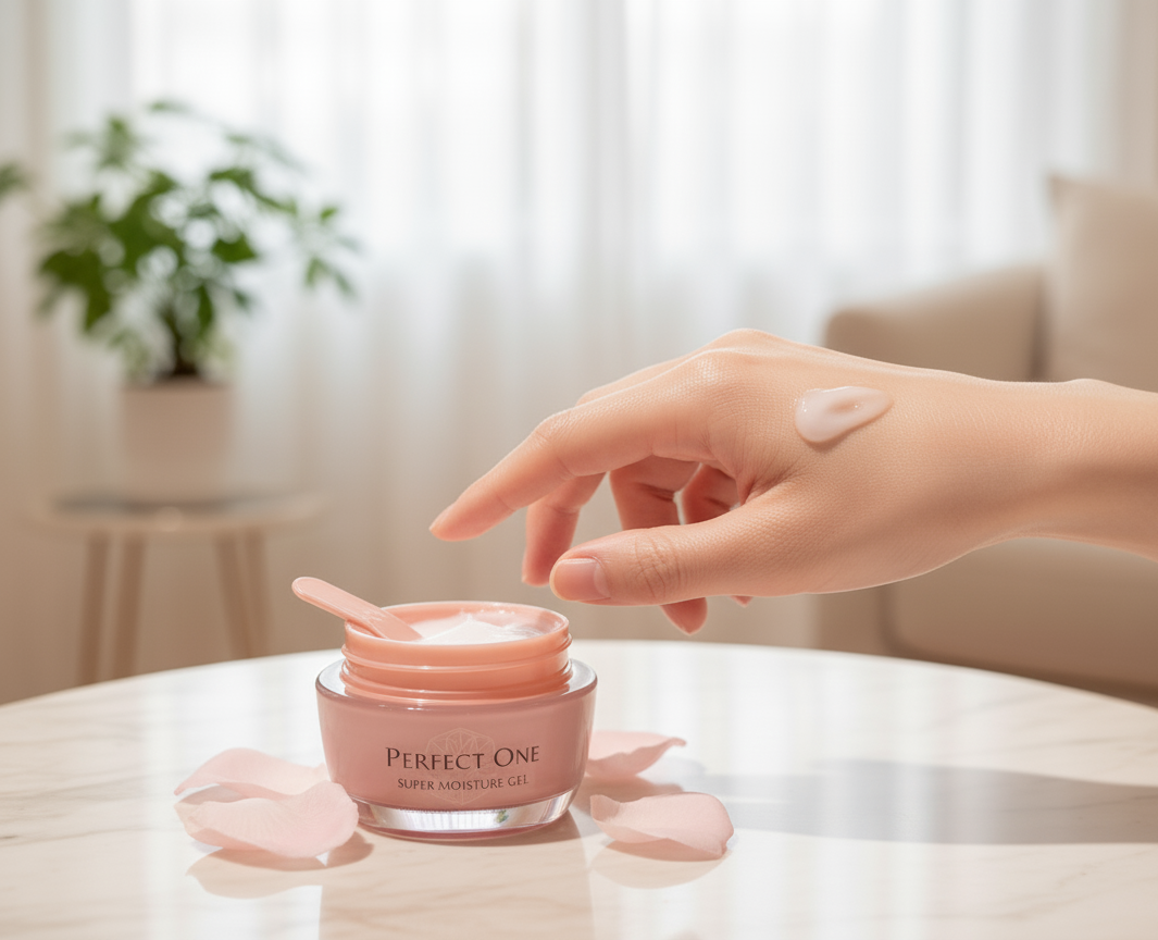 パーフェクトワン 薬用スーパーモイスチャージェル/パーフェクトワン/オールインワン化粧品を使ったクチコミ（2枚目）