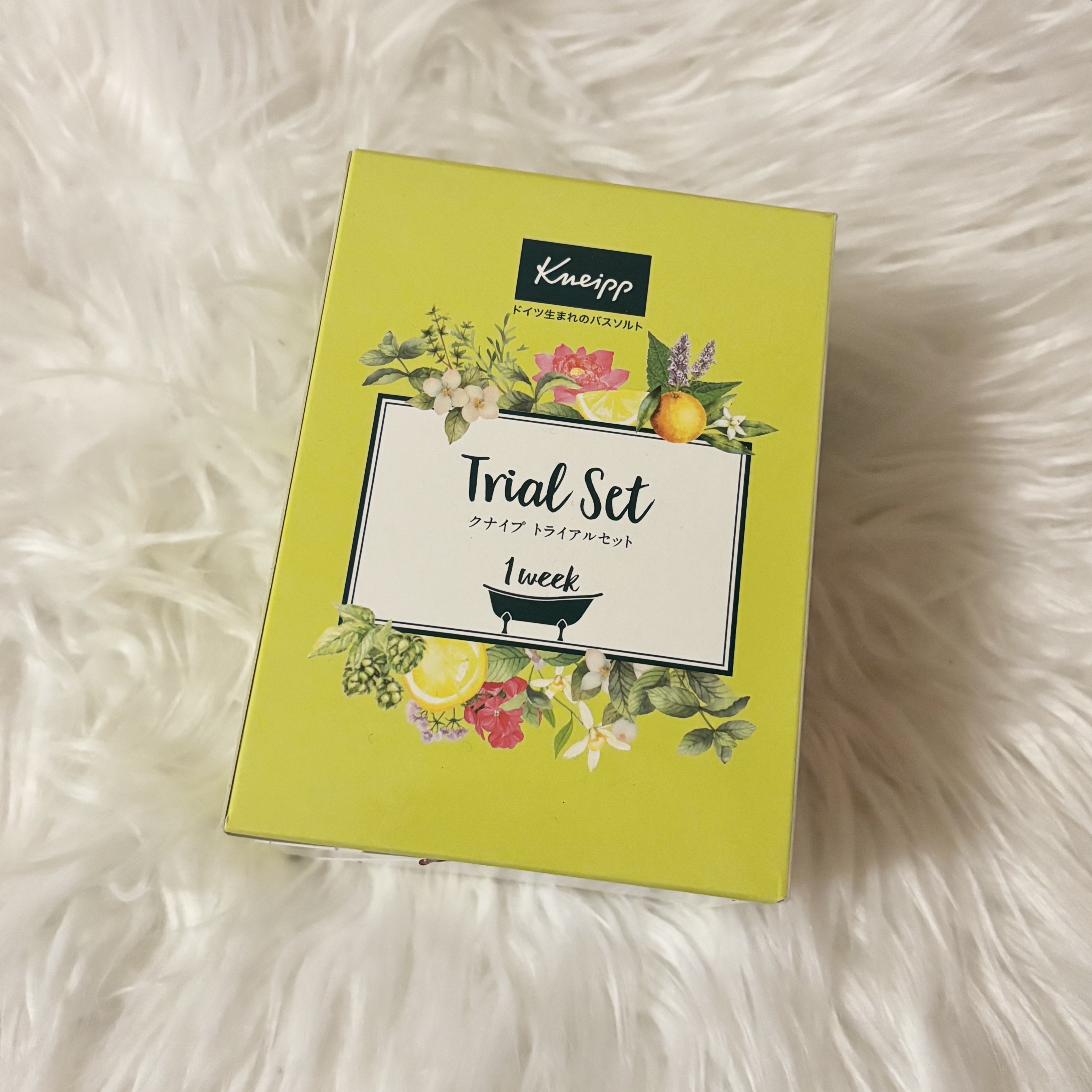 バスソルト トライアルセット/クナイプ/無機塩系入浴剤を使ったクチコミ（1枚目）