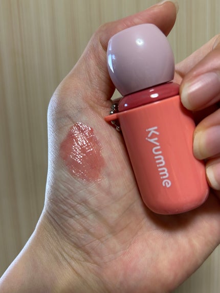 KM チェーン付きグラスティントリップグロス/Kyumme/リップグロスを使ったクチコミ(1枚目)