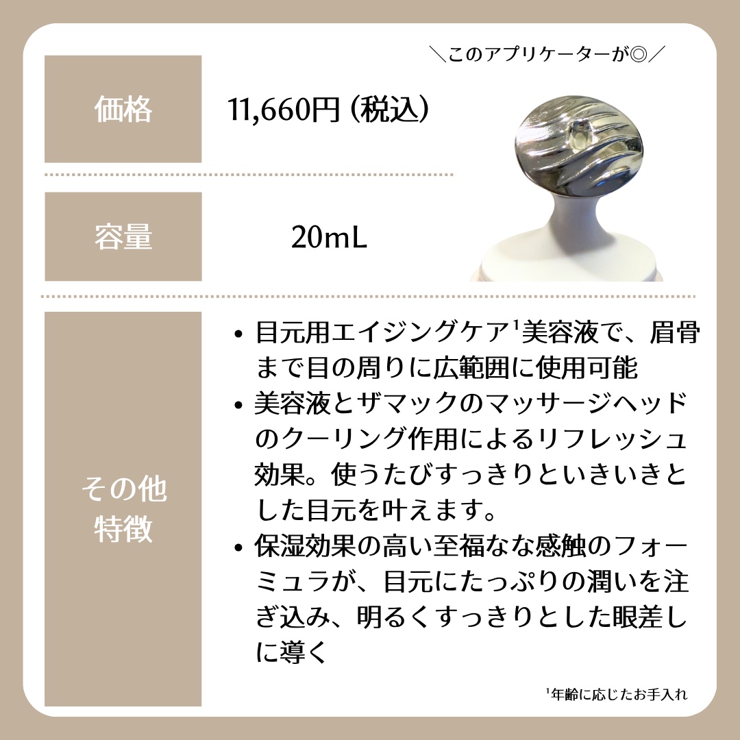 カプチュール トータル セル ENGY アイ セラム/Dior/アイケア・アイクリームを使ったクチコミ（2枚目）