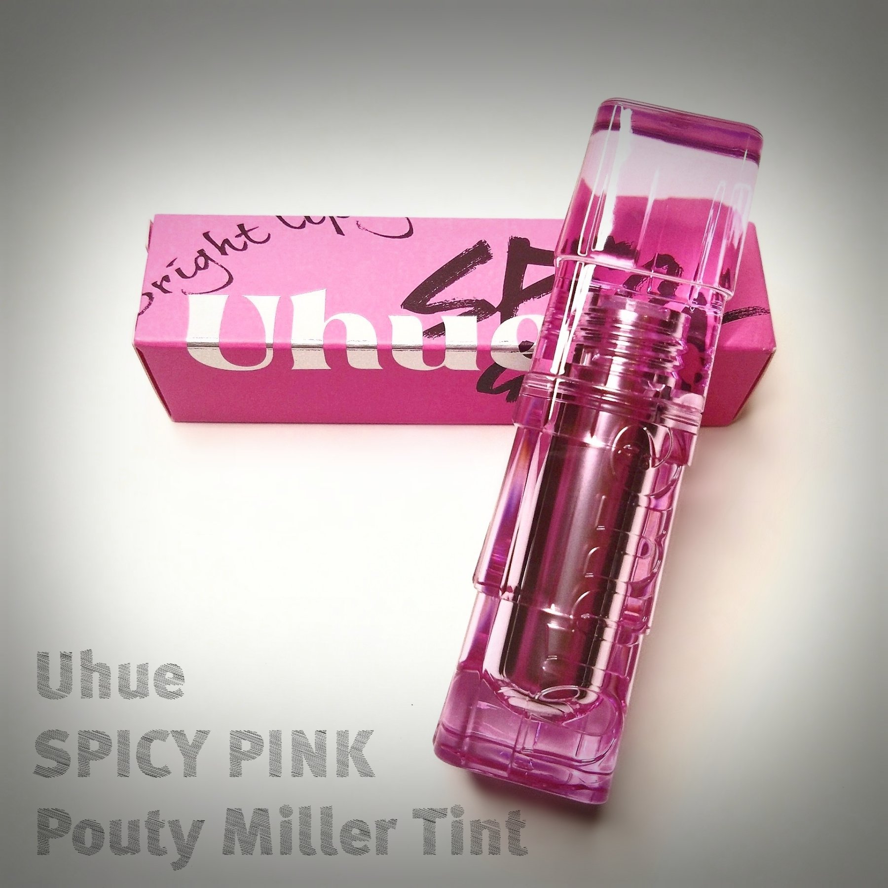 SPICY PINK パウティミラーティント/Uhue/リップティントを使ったクチコミ（1枚目）