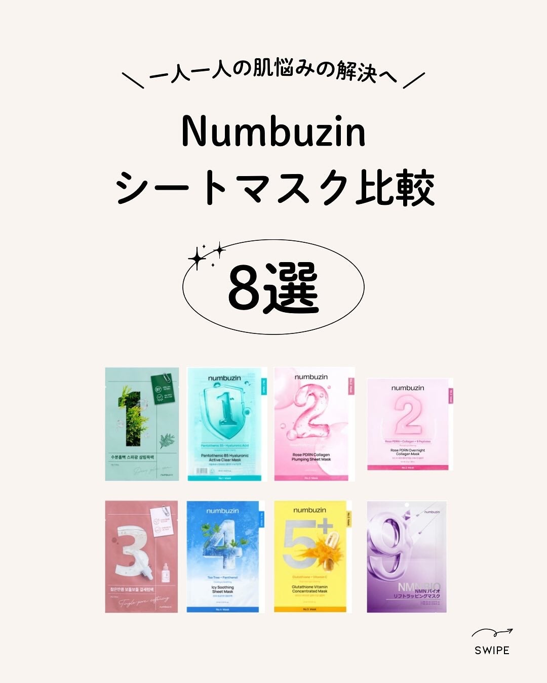 3番 すべすべキメケアシートマスク/numbuzin/シートマスク・パックを使ったクチコミ(1枚目)