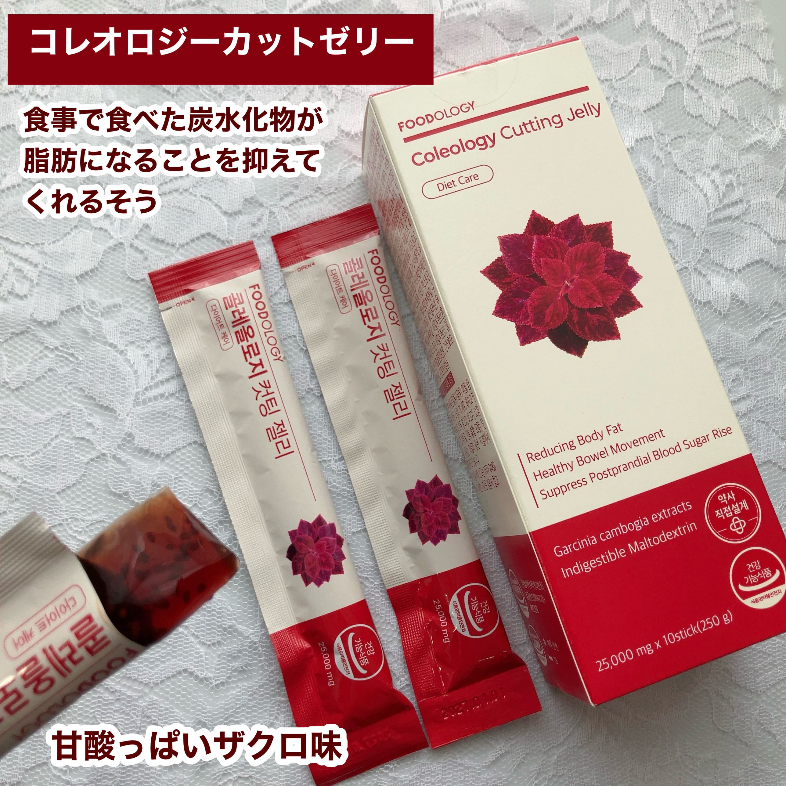 コレオロジー快調ゼリー/FOODOLOGY/健康サプリメントを使ったクチコミ（2枚目）