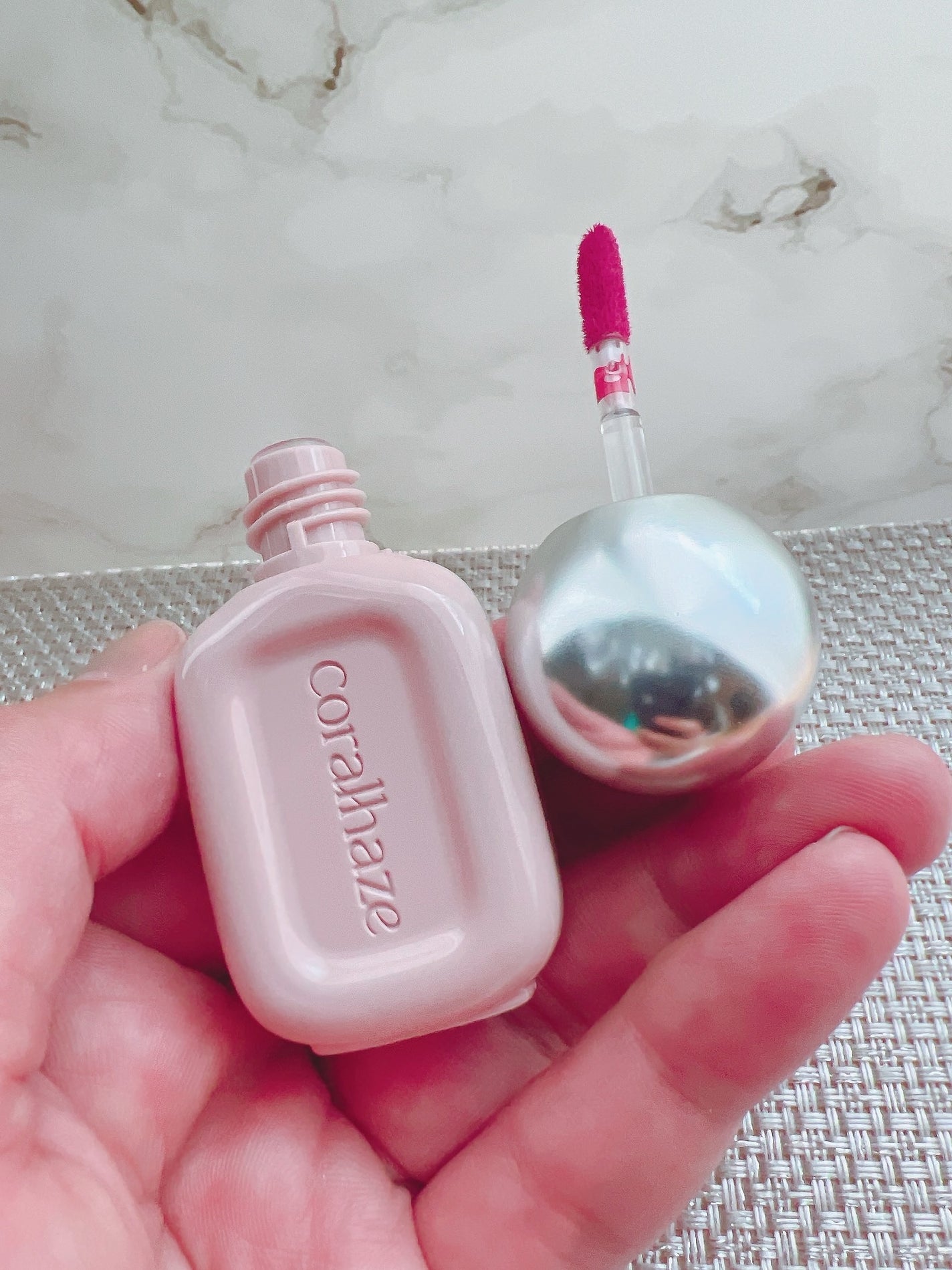 デュー ドロップ ティント/Coralhaze/リップティントを使ったクチコミ(2枚目)