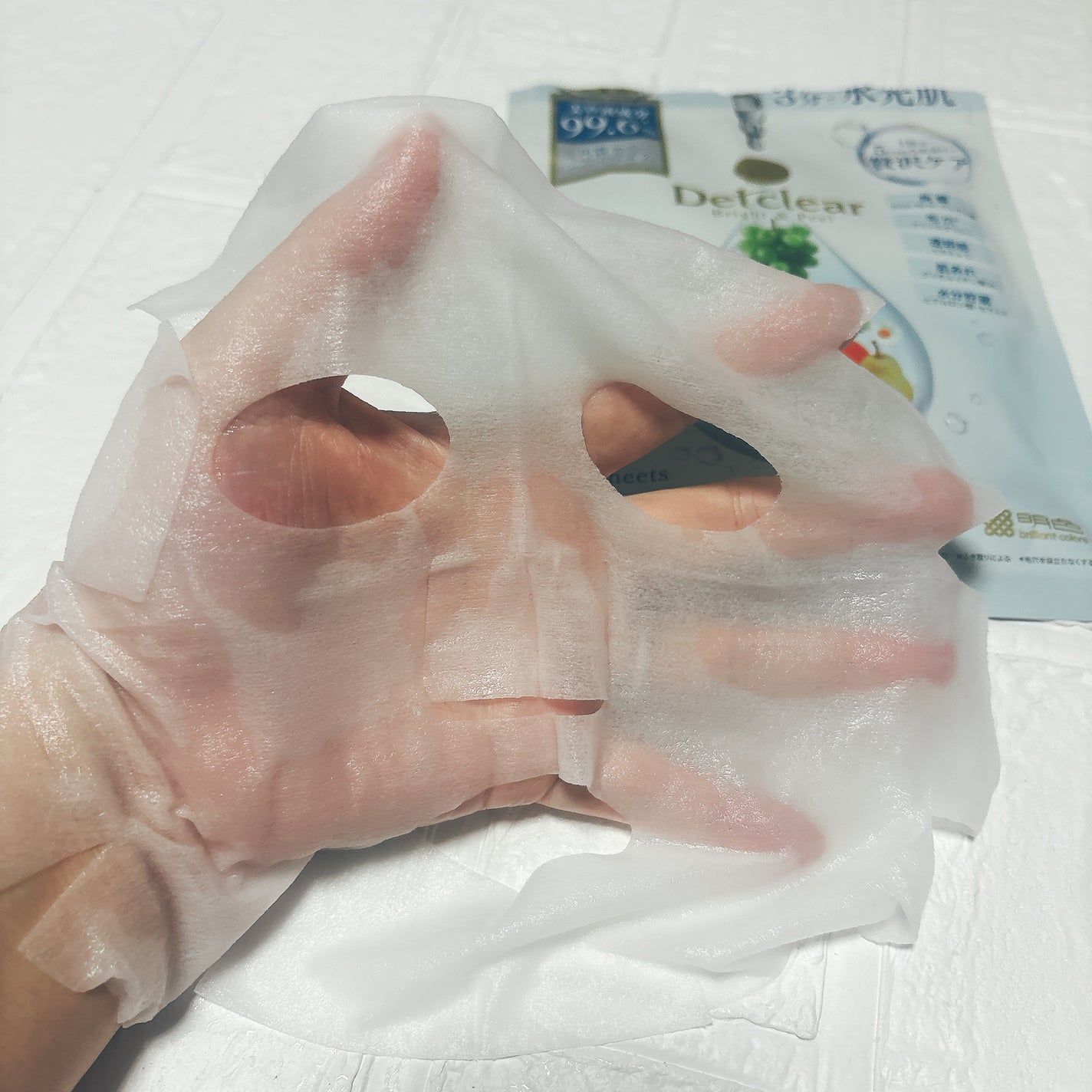 DETクリア ブライト&ピール シートマスク/Detclear/シートマスク・パックを使ったクチコミ(3枚目)