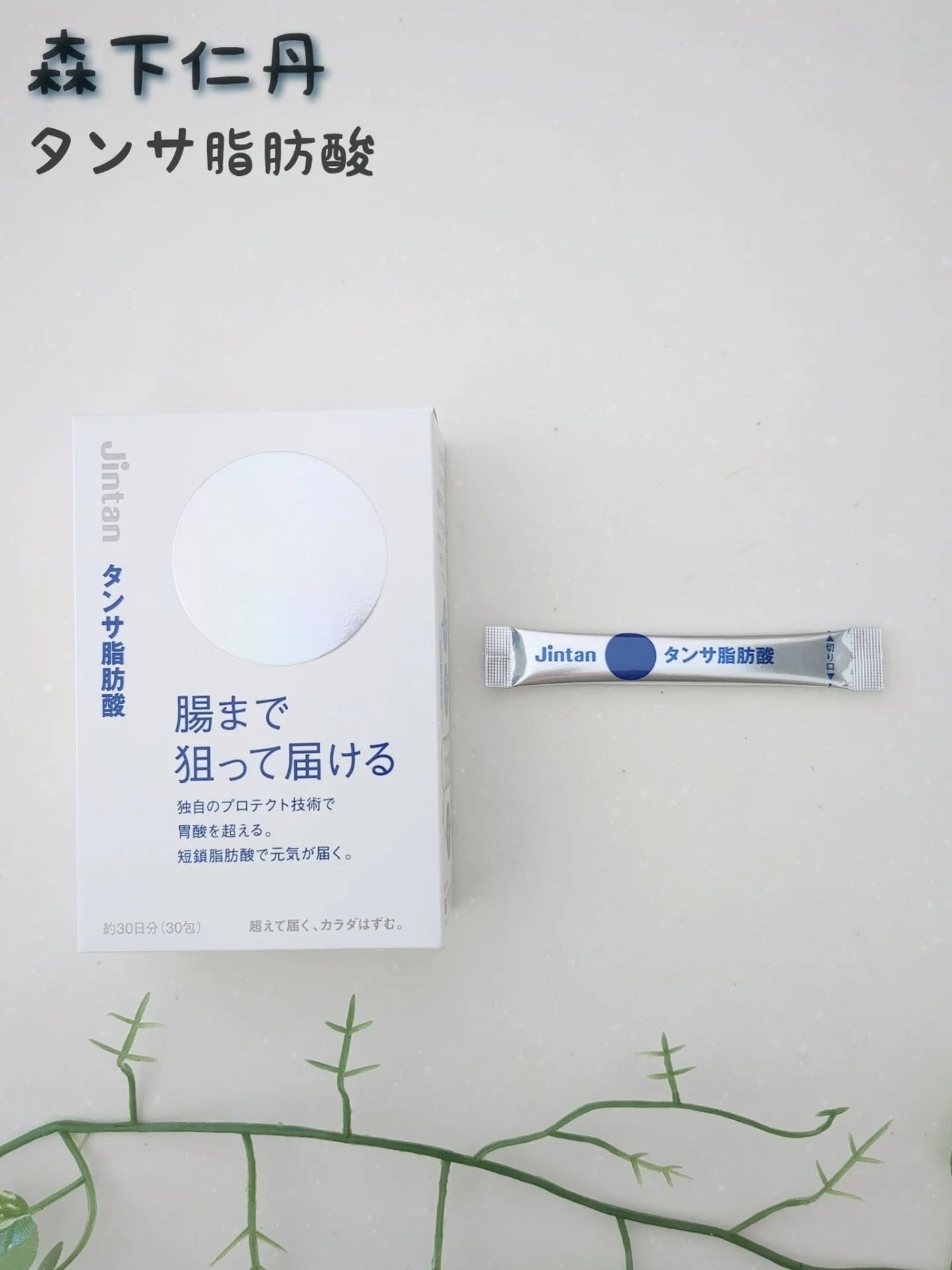 ジンタン タンサ脂肪酸/森下仁丹/健康サプリメントを使ったクチコミ(1枚目)