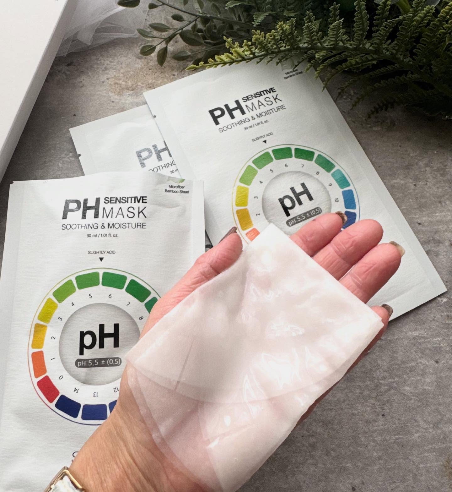 PHセンシティブマスクスージング＆モイスト/SAM'U/シートマスク・パックを使ったクチコミ（3枚目）