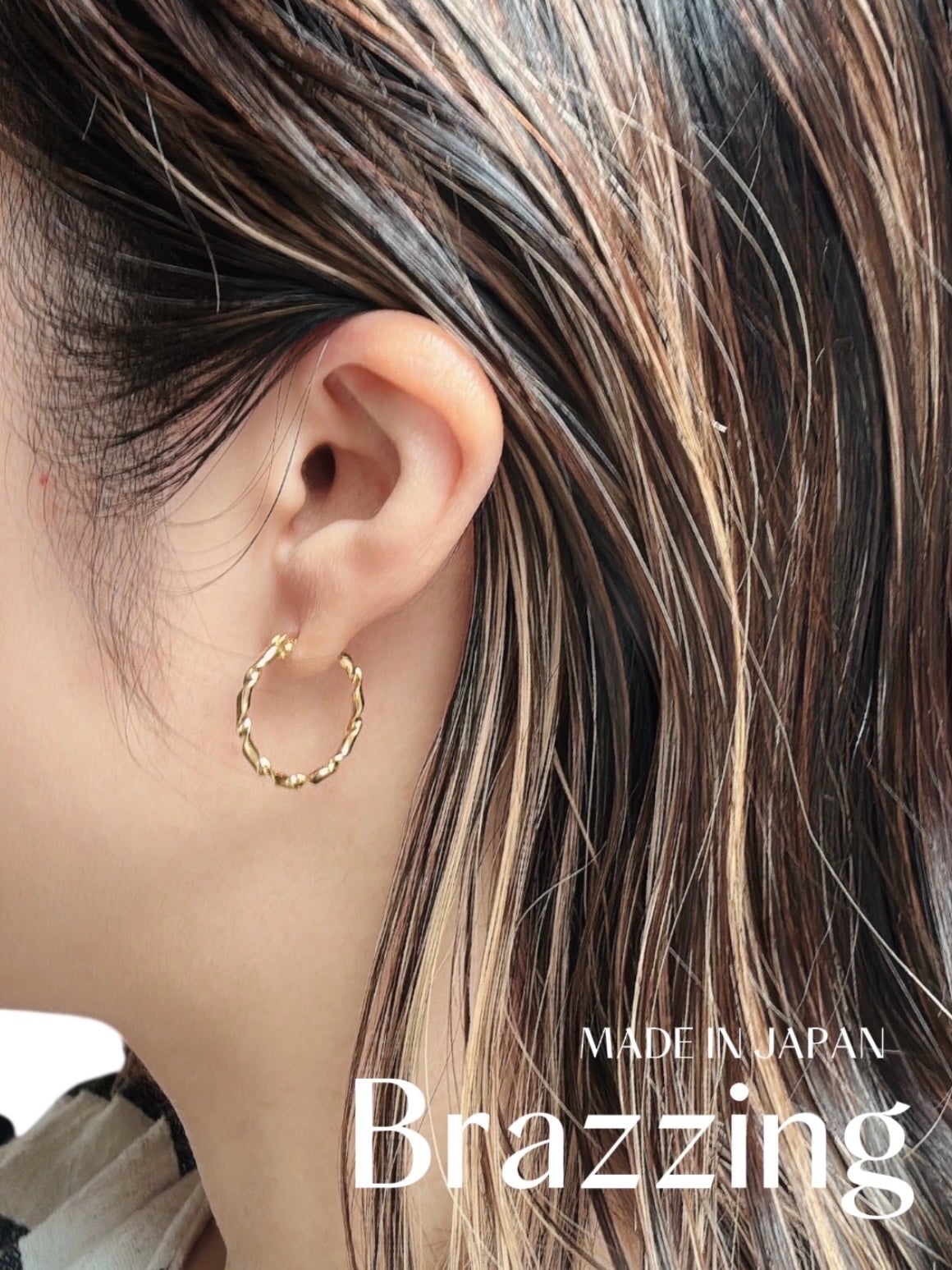 chia♥ on LIPS 「˗ˋ𝐁𝐫𝐚𝐳𝐳𝐢𝐧𝐠ツイスターフープピアスˊ˗金属アレルギー対..」(1枚目)