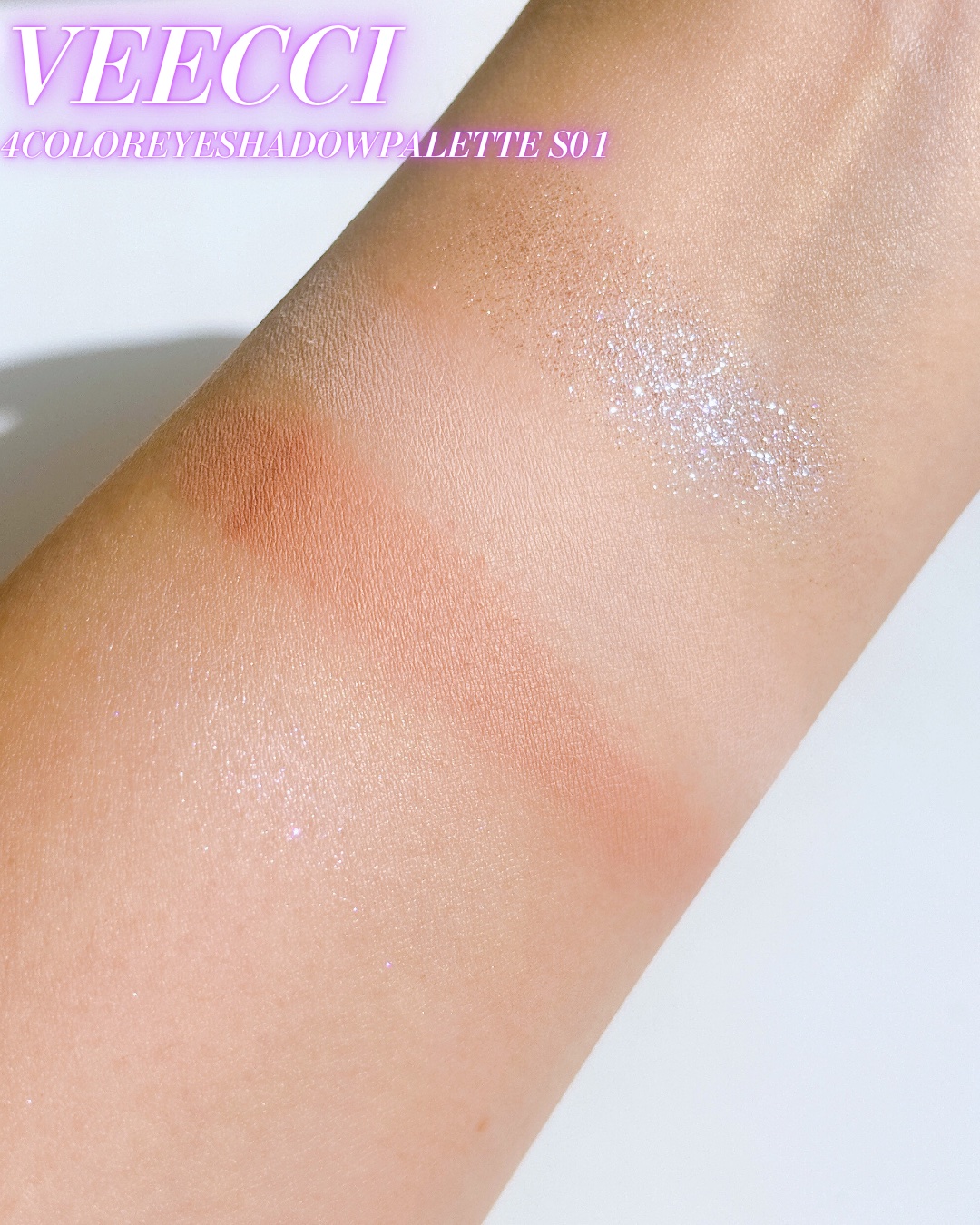 スカーレットハートシリーズ4色アイシャドウ/VEECCI/アイシャドウパレットを使ったクチコミ（3枚目）