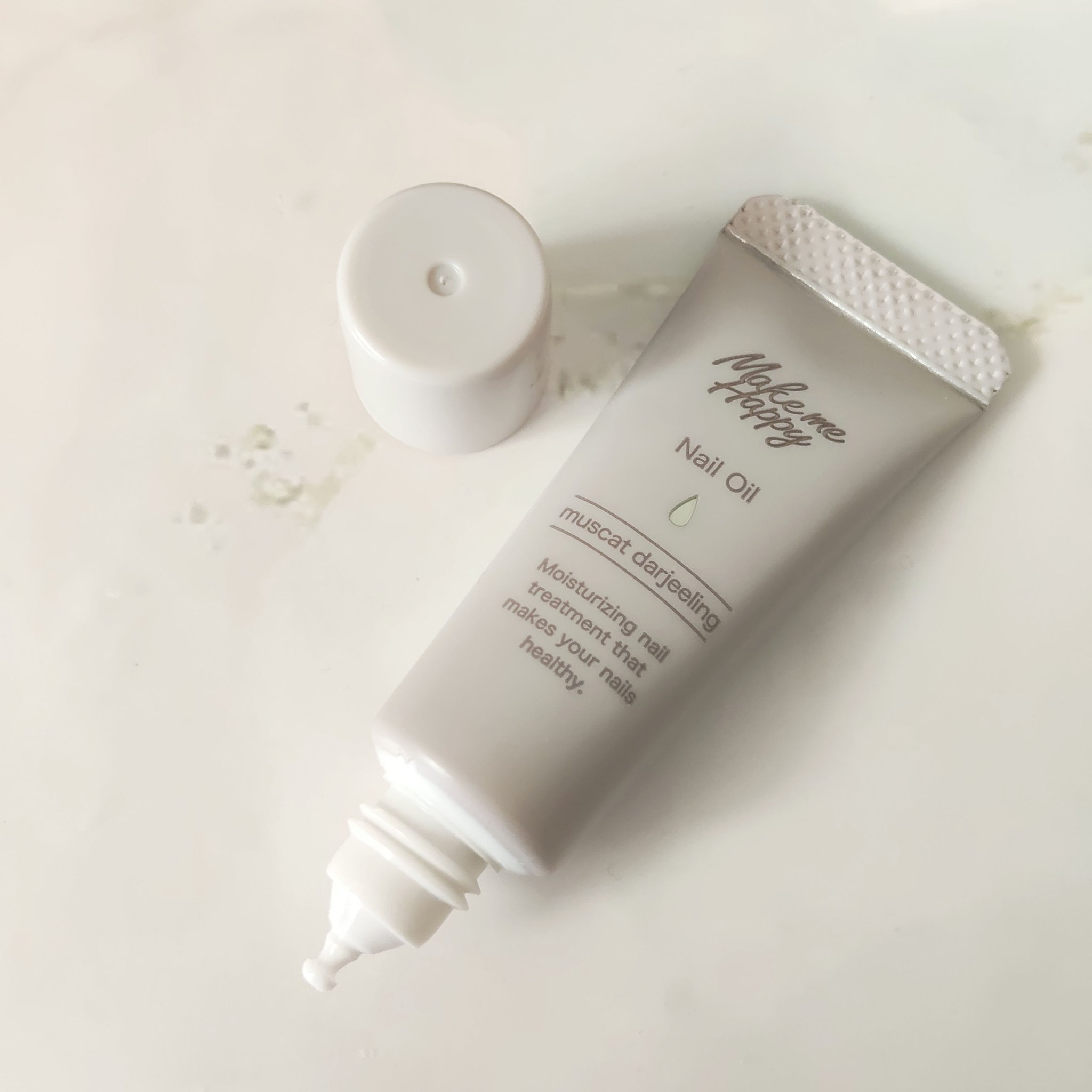 メイクミーハッピー ネイルオイル muscat darjeeling/キャンメイク/ネイルオイル・トリートメントを使ったクチコミ（2枚目）