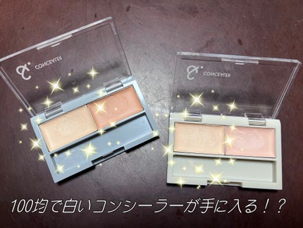 カラーミキシングコンシーラー 01 ライトベージュ/キャンメイク/パレットコンシーラーの画像