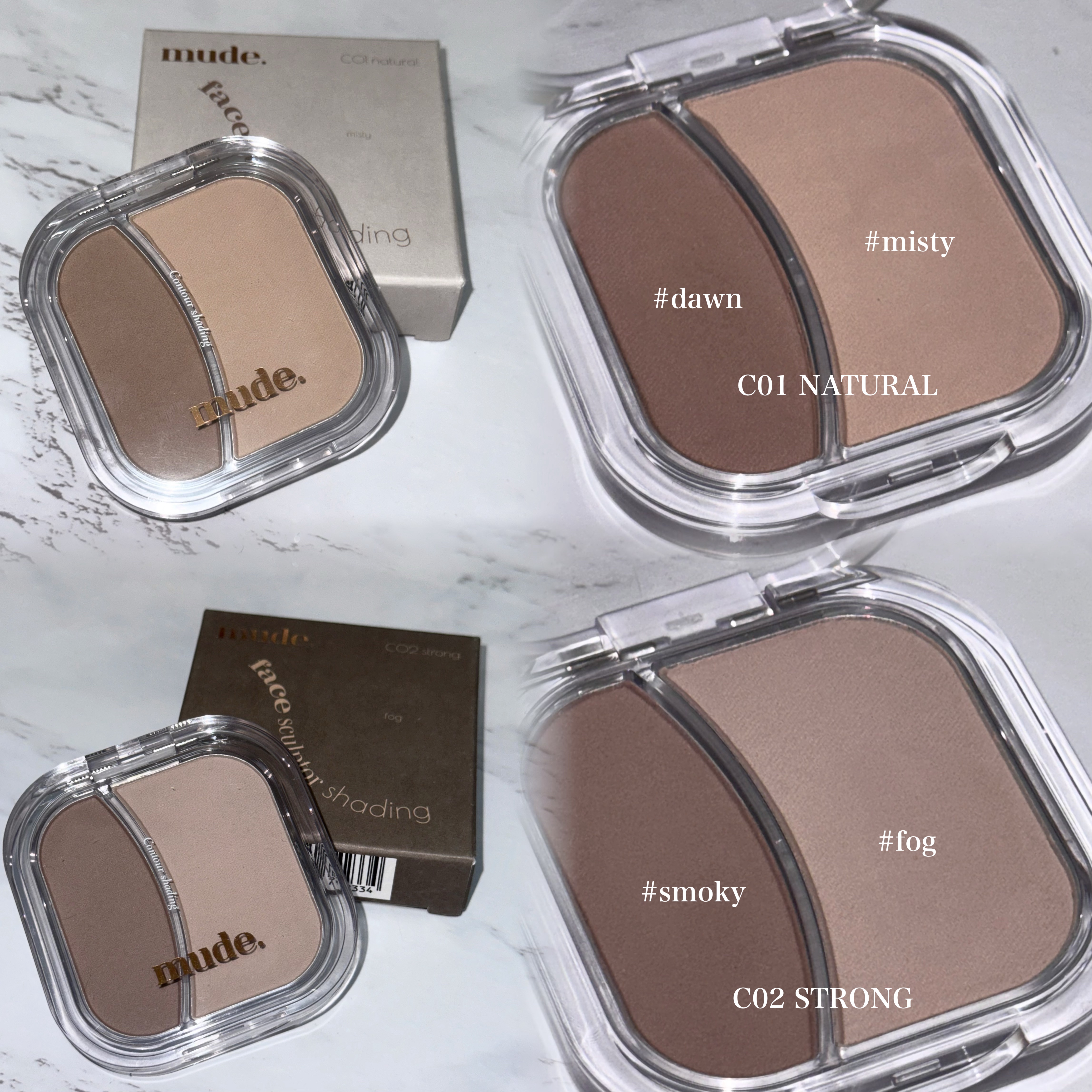 フェイススカルプターシェーディング/mude./シェーディングを使ったクチコミ（2枚目）