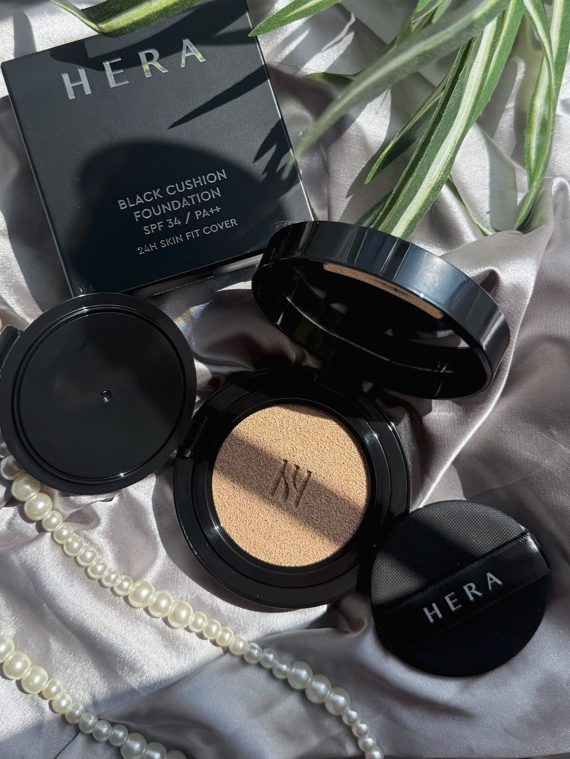ブラック クッション ファンデーション/HERA/クッションファンデーションを使ったクチコミ（1枚目）