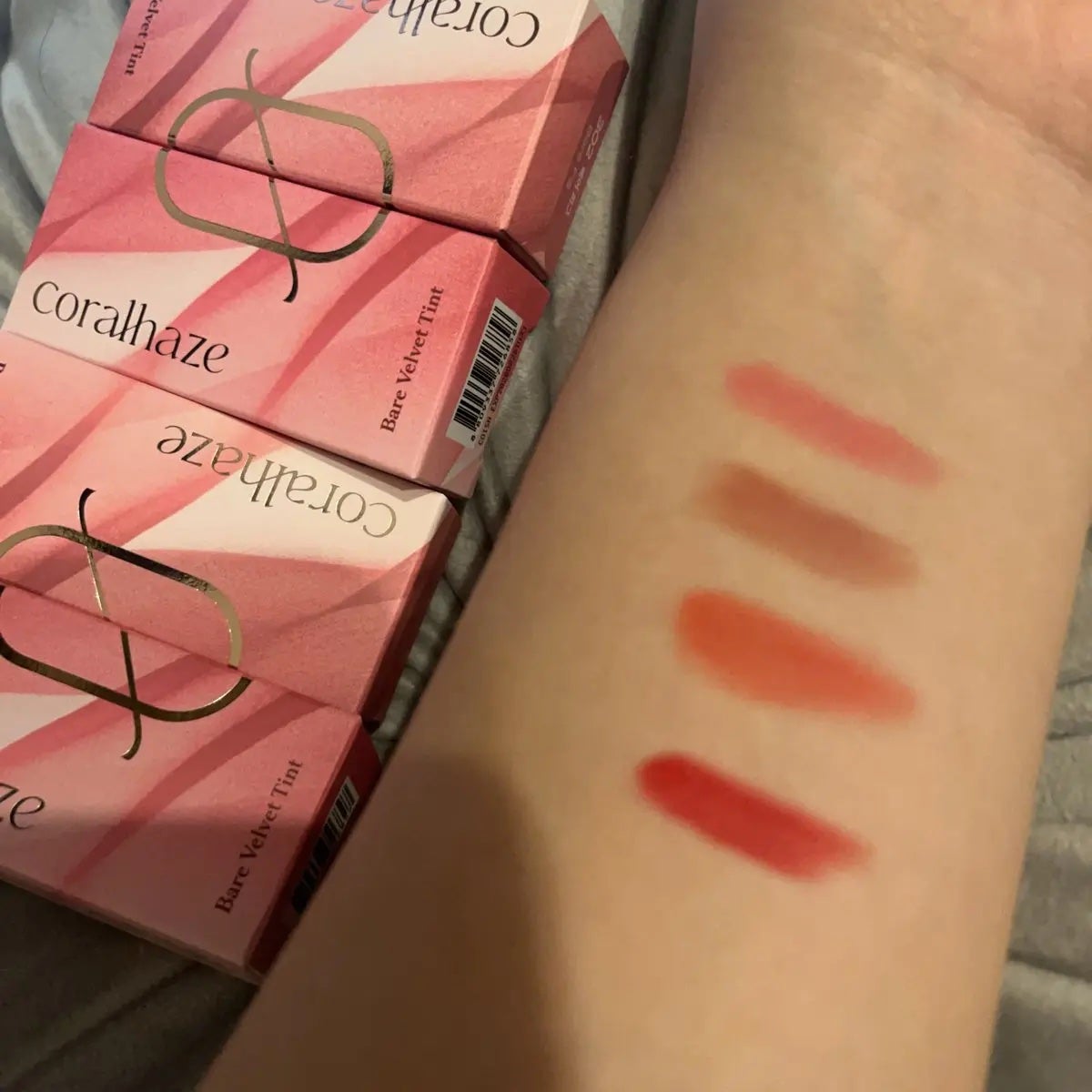 ベア ベルベット ティント/Coralhaze/リップティントを使ったクチコミ(2枚目)
