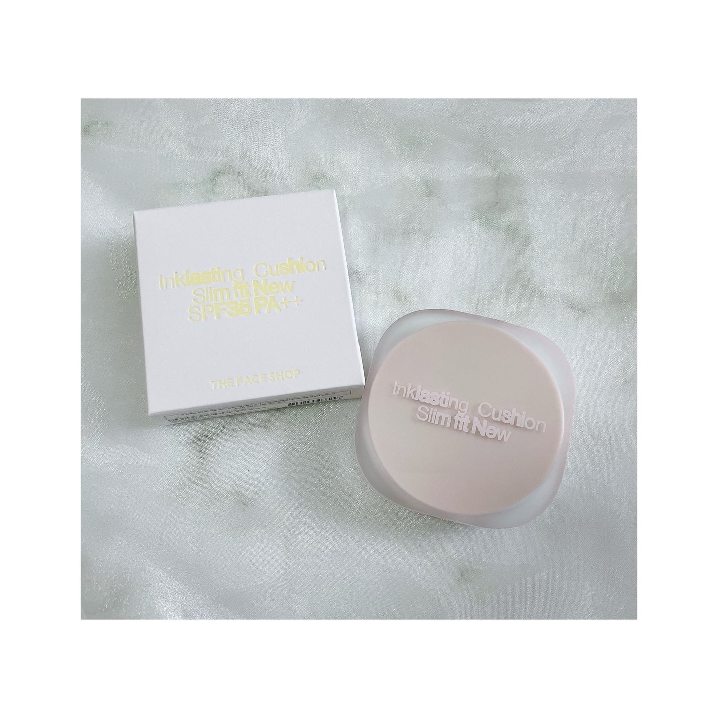 インクラスティングクッションファンデーション/THE FACE SHOP/クッションファンデーションを使ったクチコミ(1枚目)