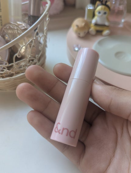 アンドバイロムアンド グラッシーボムティント/&nd by rom&nd/リップティントを使ったクチコミ(1枚目)