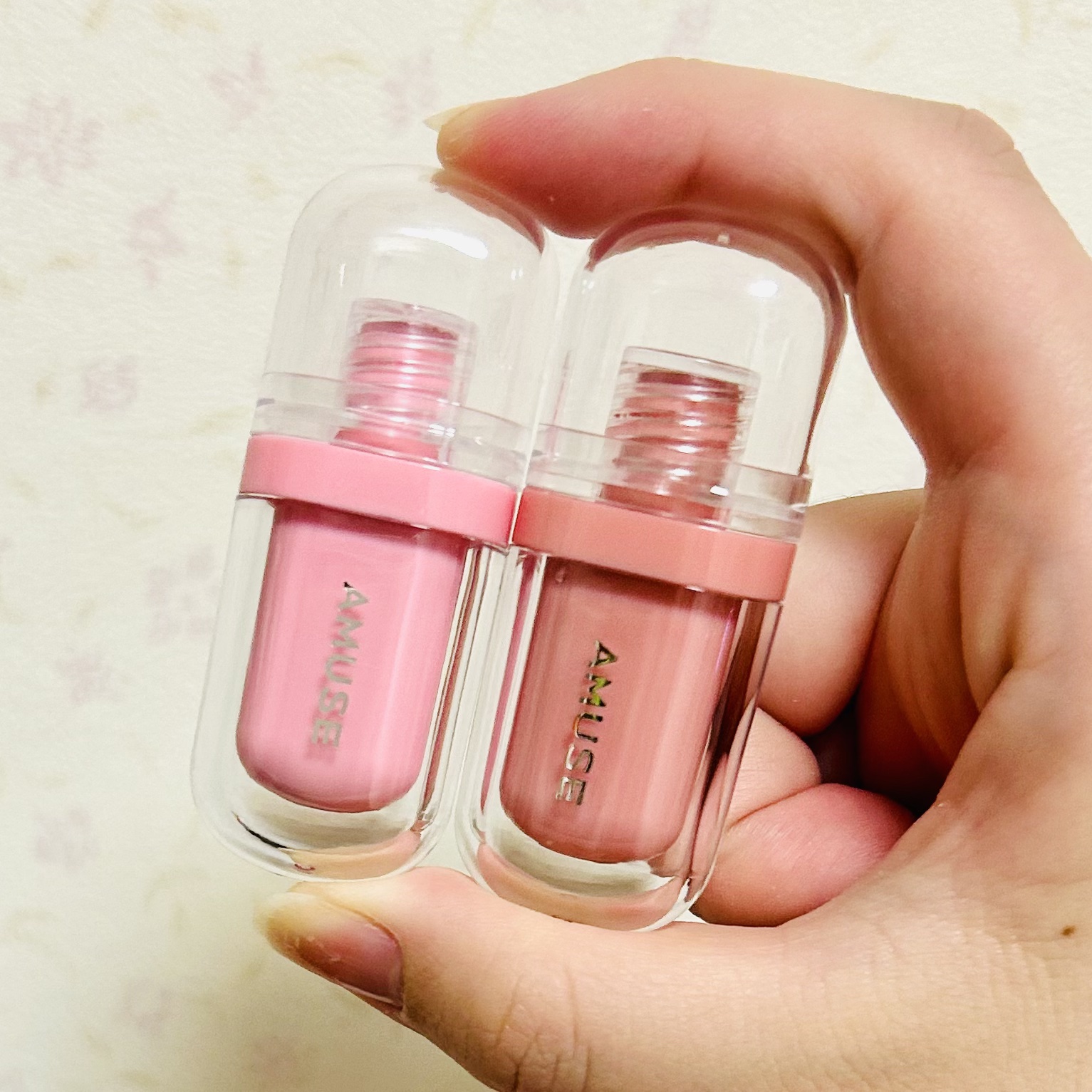 ジェルフィットティント/AMUSE/リップティントを使ったクチコミ（1枚目）