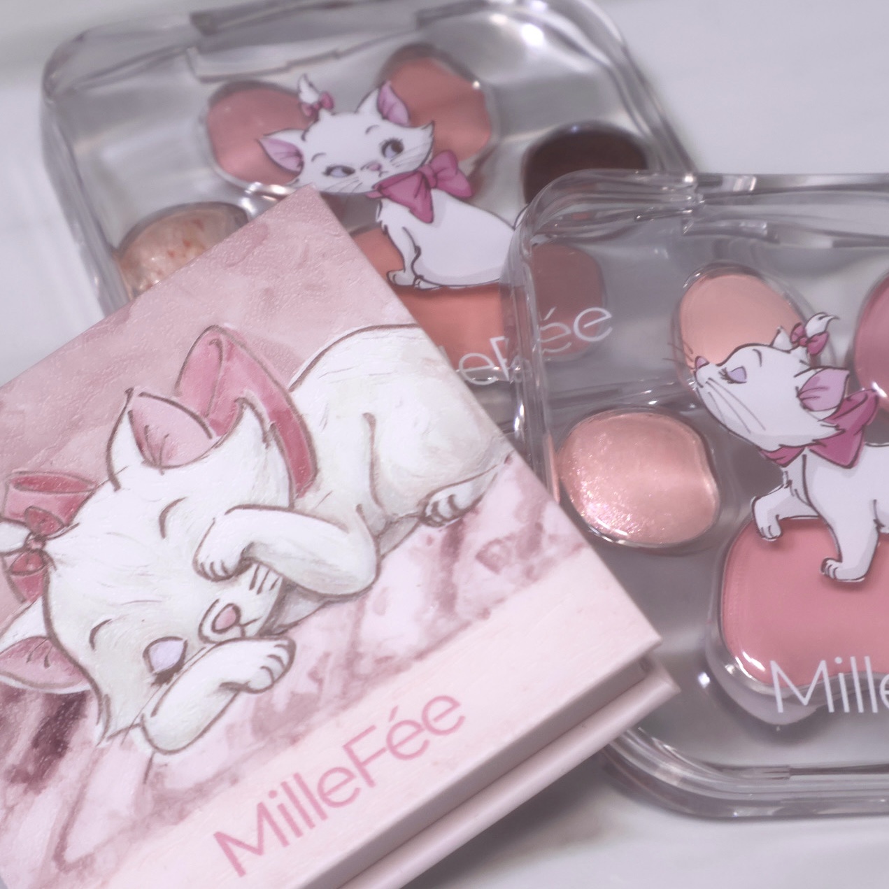 ミャオパウズアイシャドウパレット M03 ツンデレ / ディズニー マリー/MilleFée/アイシャドウパレットを使ったクチコミ（1枚目）