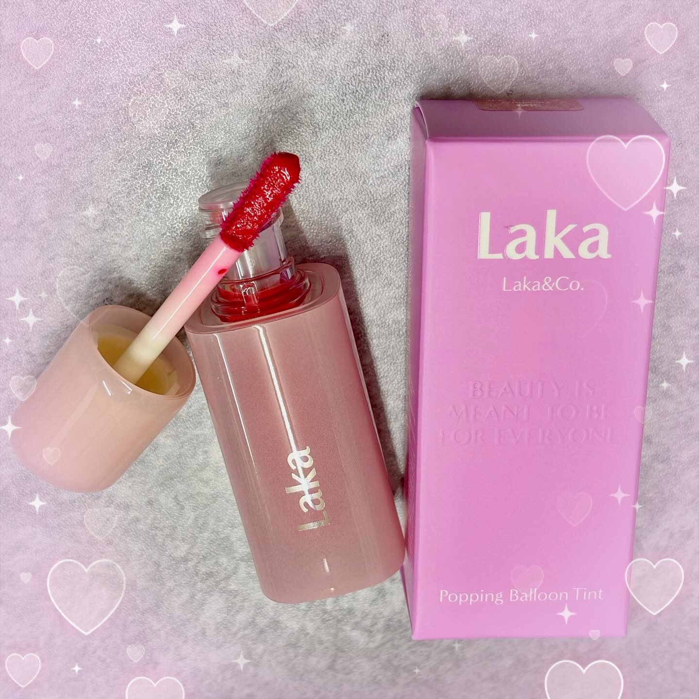 ポッピングバルーンティント/Laka/リップティントを使ったクチコミ（1枚目）