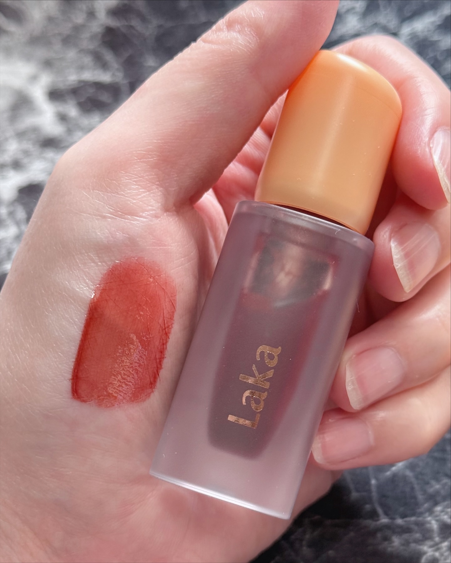 フルーティーグラムティント/Laka/リップティントを使ったクチコミ（2枚目）