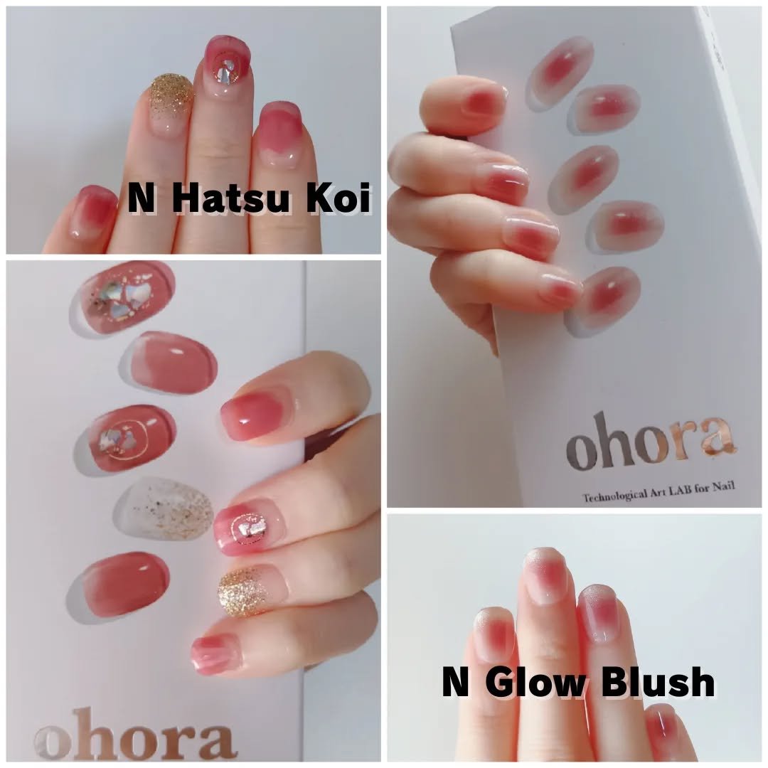 セミキュアジェルネイル（ハンド）/ohora/ネイルシールを使ったクチコミ（3枚目）