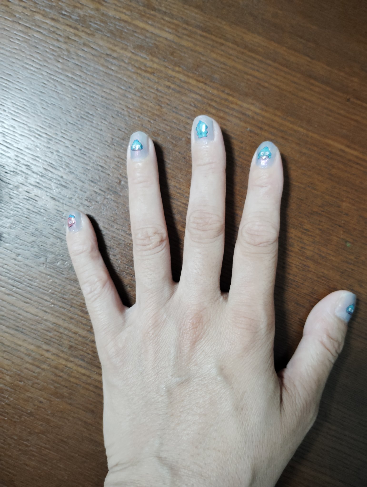 ネイルシール わくわくフレンズ/フレンド株式会社/ネイルシールを使ったクチコミ（3枚目）