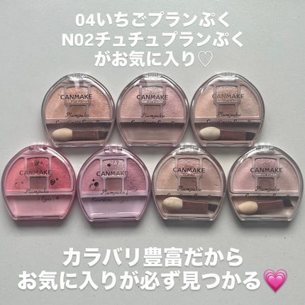 プランぷくコーデアイズ/キャンメイク/パウダーアイシャドウを使ったクチコミ(5枚目)