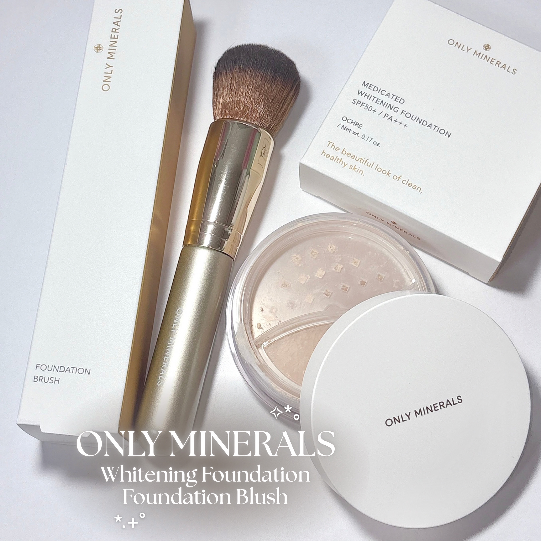 ファンデーションブラシ/ONLY MINERALS/メイクブラシを使ったクチコミ（1枚目）