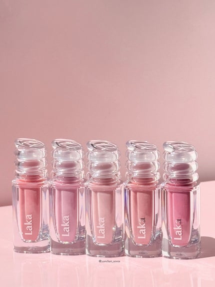 ラカ マキシグレイヤーティント/Laka/リップティントを使ったクチコミ(2枚目)