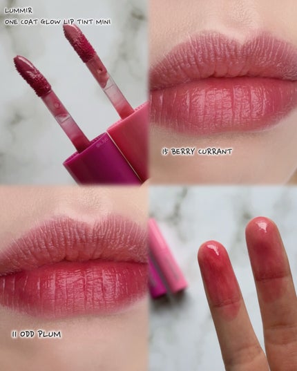 ONE COAT グロウティント/Lummir/リップティントを使ったクチコミ(4枚目)