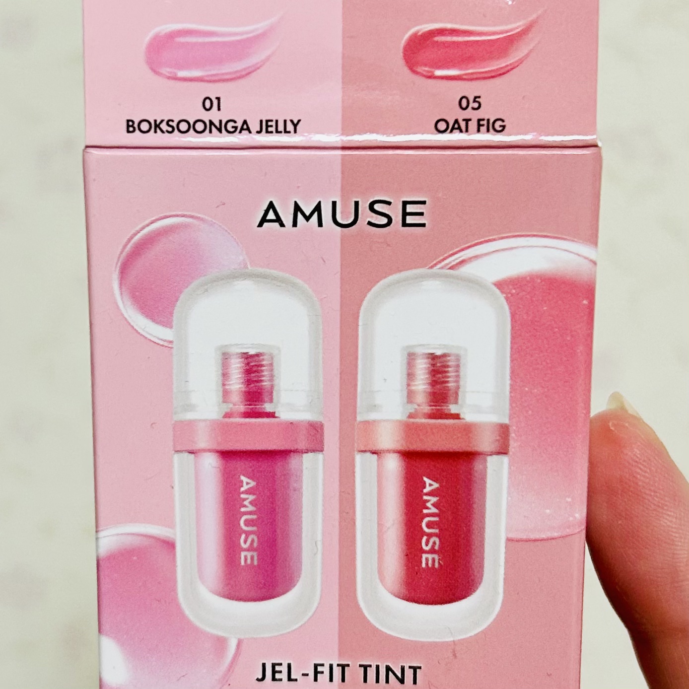 ジェルフィットティント/AMUSE/リップティントを使ったクチコミ（3枚目）