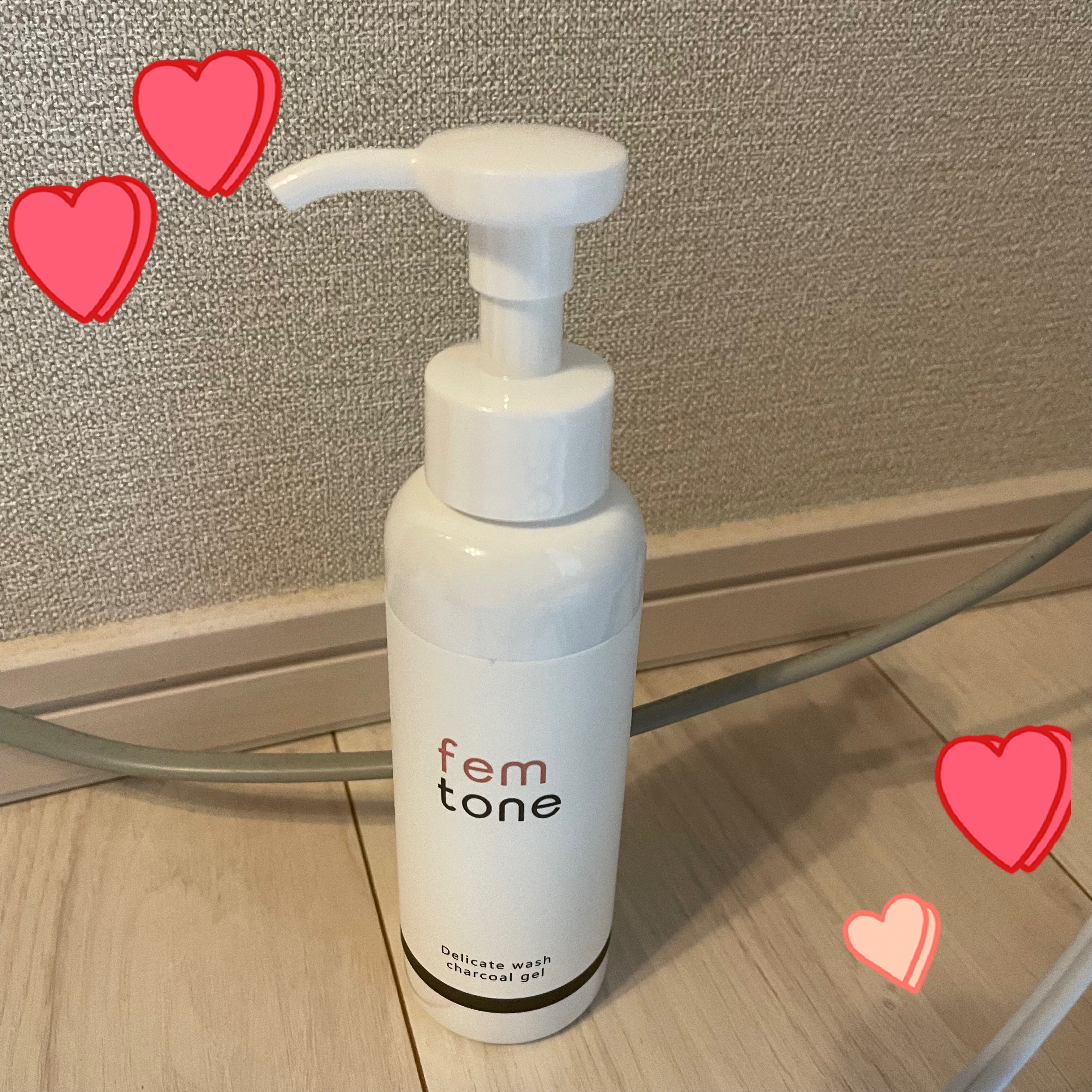 デリケートウォッシュ チャコールジェル/fem tone/デリケートゾーンケアを使ったクチコミ（2枚目）