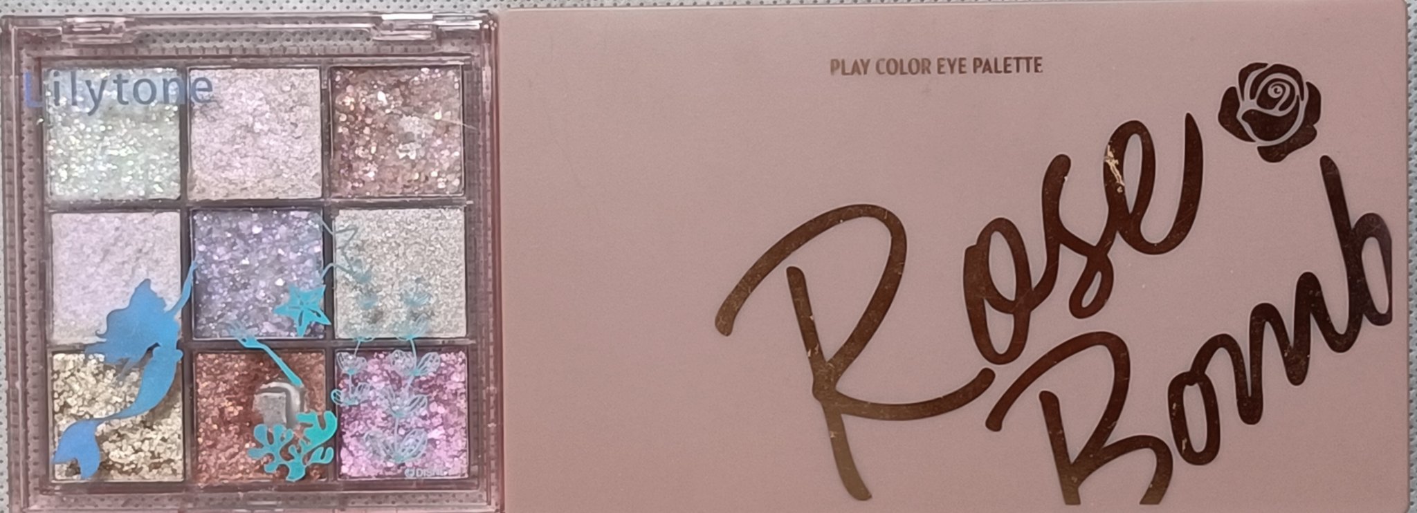 プレイカラーアイズミニ　ローズボム/ETUDE/アイシャドウパレットを使ったクチコミ（2枚目）