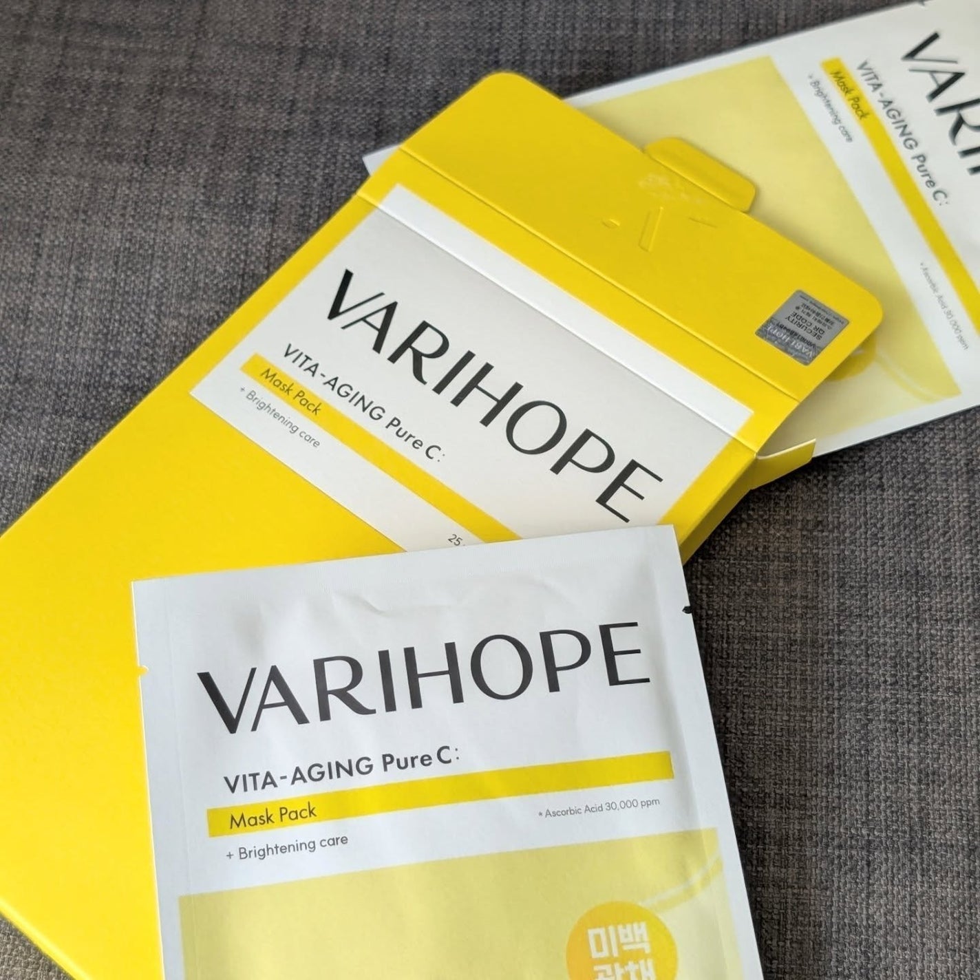 ピュアビタミンCマスクパック/VARI:HOPE/シートマスク・パックを使ったクチコミ(5枚目)