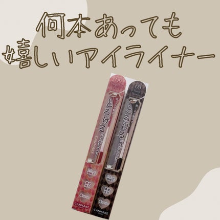 クリーミータッチライナー/キャンメイク/ジェルアイライナーを使ったクチコミ(1枚目)