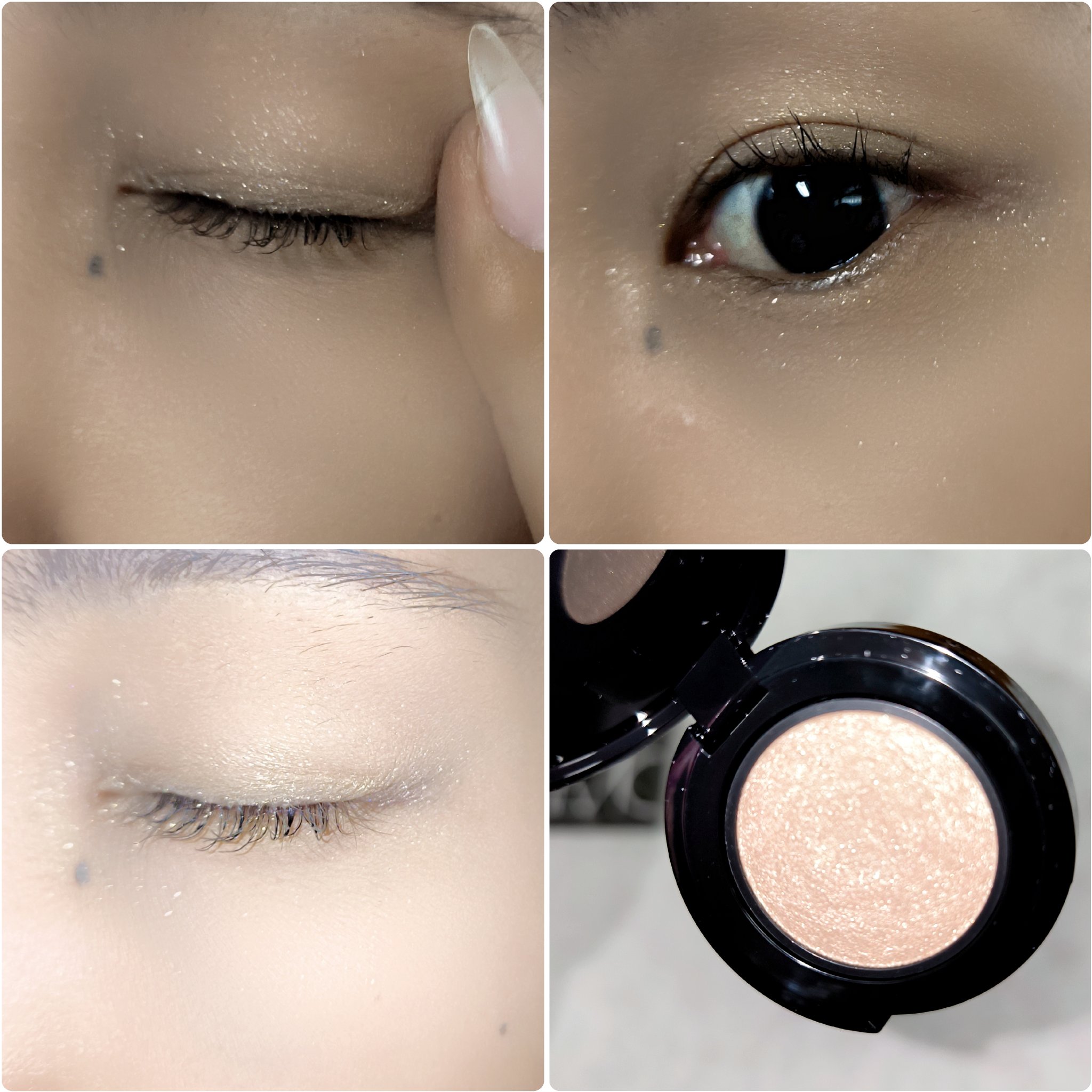 ミネラルスムースシャドー/MiMC/単色アイシャドウを使ったクチコミ（3枚目）