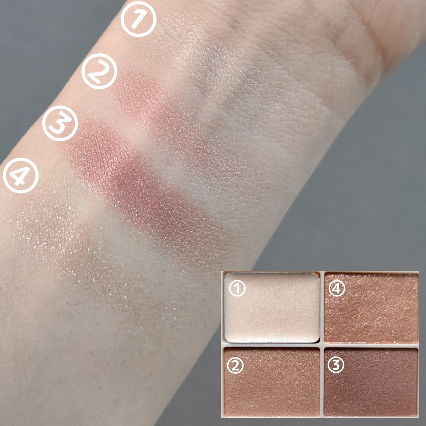 キス ズームアイポーション/KiSS/アイシャドウパレットを使ったクチコミ（2枚目）