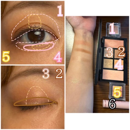 アイ & チーク コンパクトアディクション “ストーリー オブ ライフ”/ADDICTION/アイシャドウパレットを使ったクチコミ(3枚目)