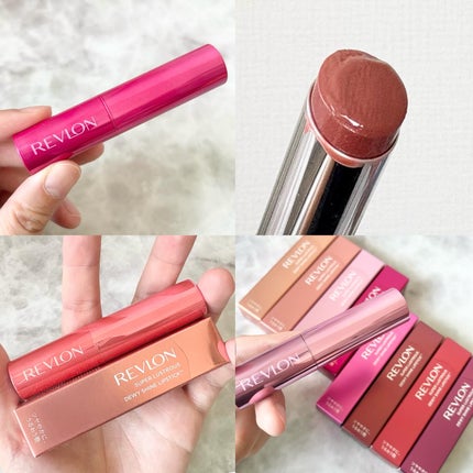 レブロン スーパー ラストラス デューイ シャイン リップスティック/REVLON/口紅を使ったクチコミ(2枚目)