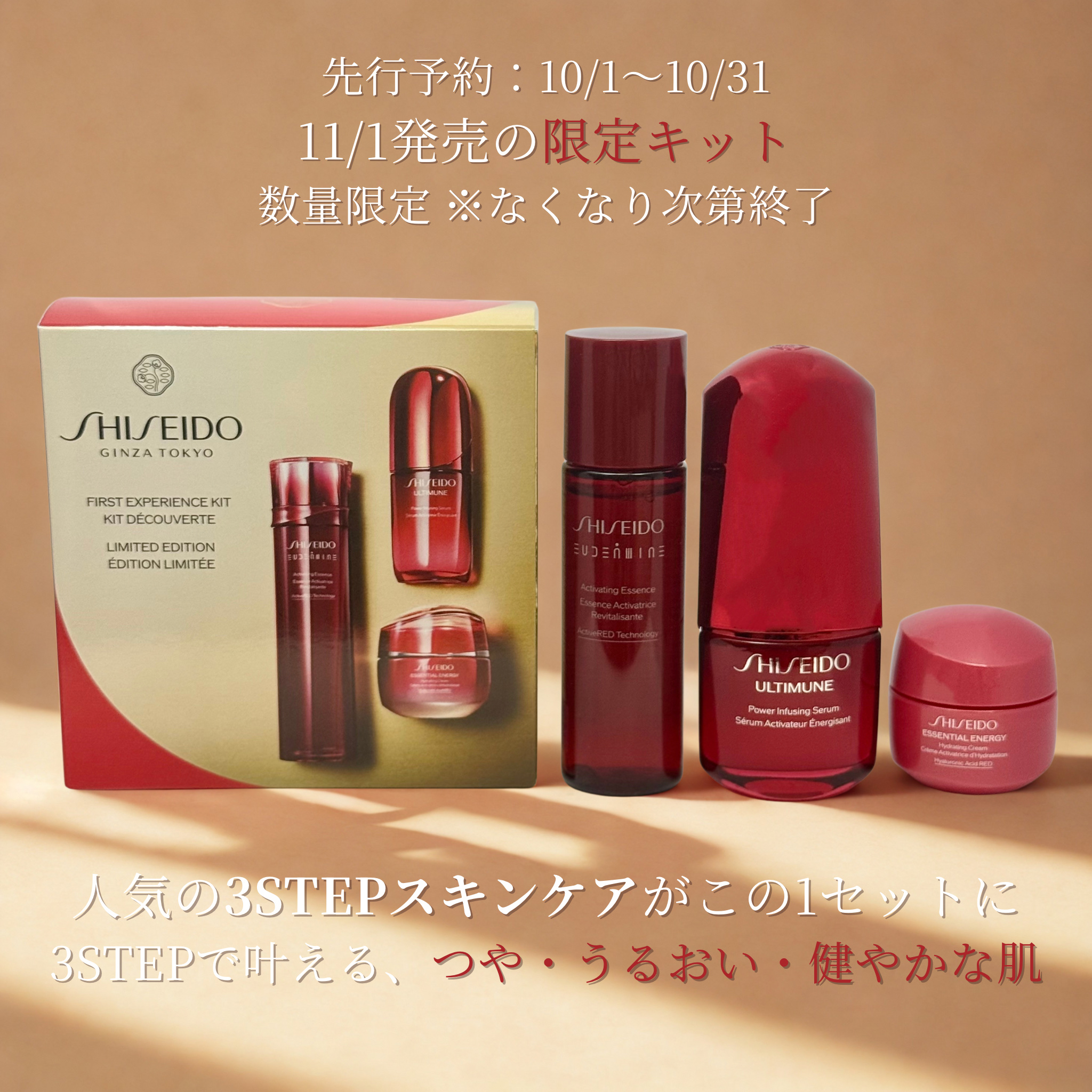 SHISEIDO　ファースト　エクスペリエンスキット/SHISEIDO/スキンケアキットを使ったクチコミ（2枚目）