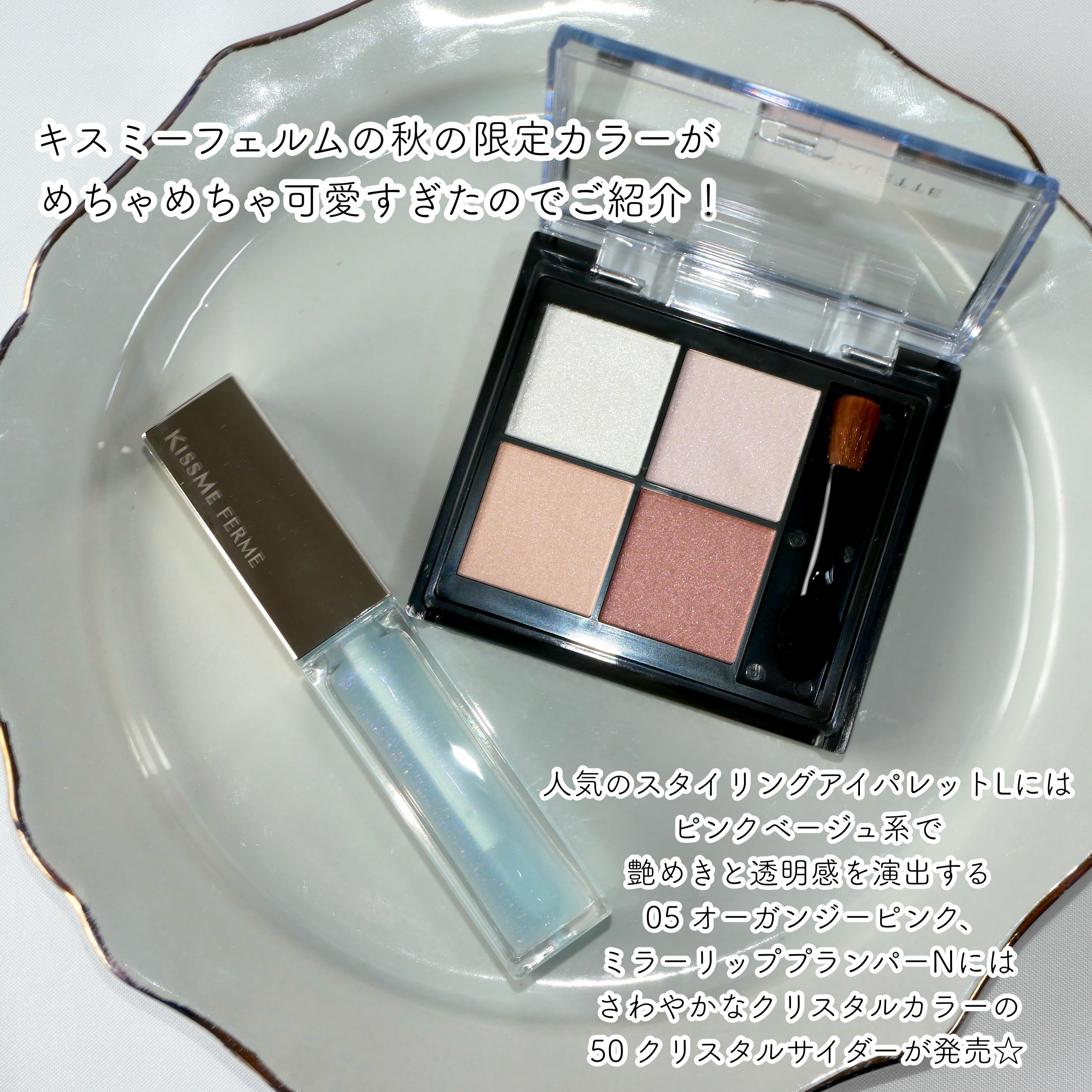 キスミー　フェルム　スタイリングアイパレット/キスミー フェルム/アイシャドウパレットを使ったクチコミ（2枚目）