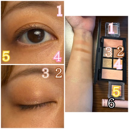 アイ & チーク コンパクトアディクション “ストーリー オブ ライフ”/ADDICTION/アイシャドウパレットを使ったクチコミ(2枚目)