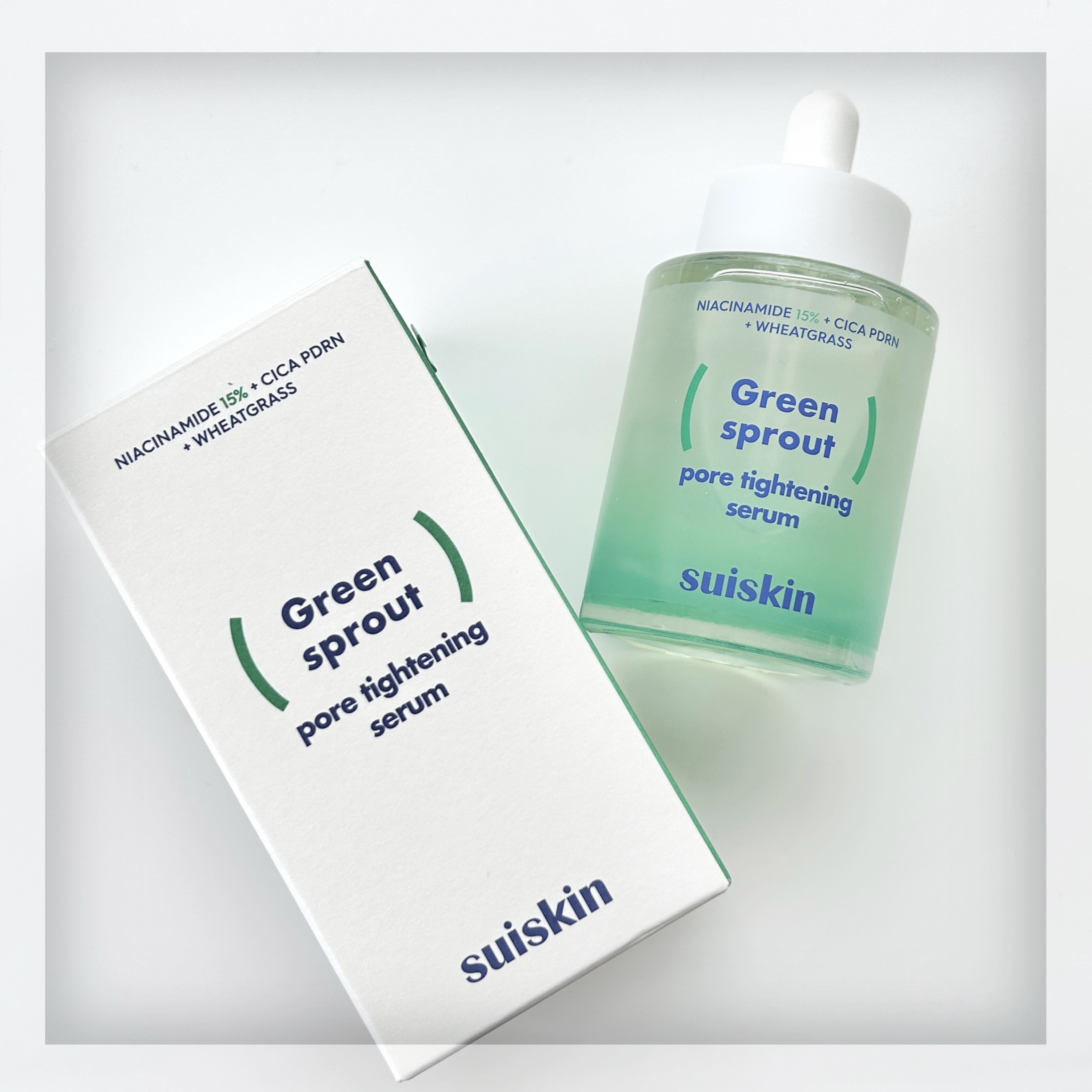 若芽ポアタイトニングセラム/suiskin/美容液を使ったクチコミ（1枚目）