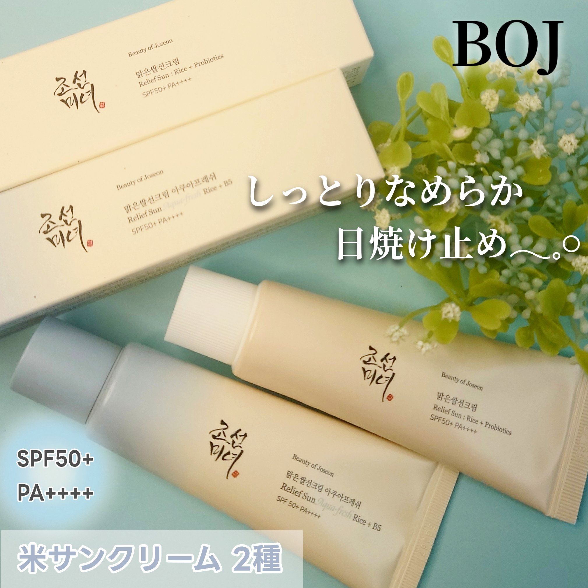 米アクアフレッシュサンクリーム/Beauty of Joseon/日焼け止めクリームを使ったクチコミ（1枚目）