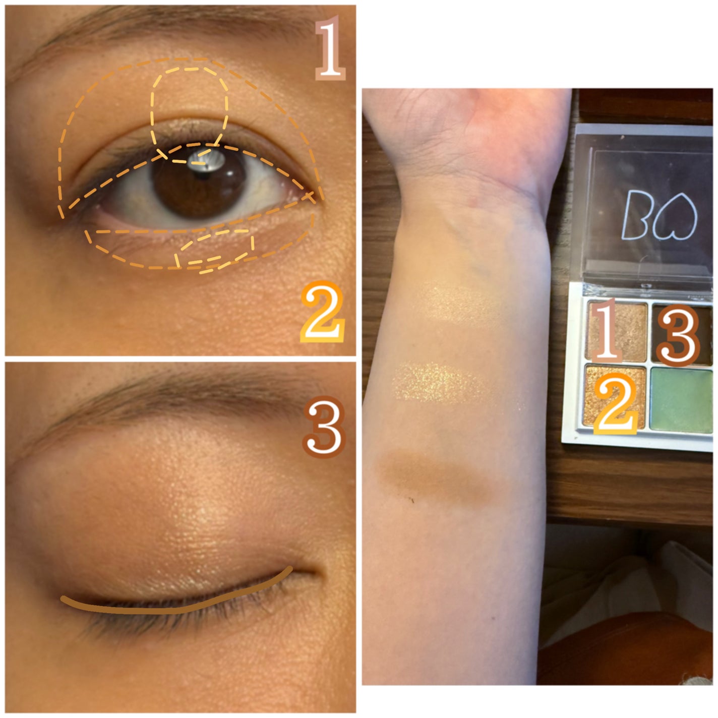 THE アイパレR/b idol/アイシャドウパレットを使ったクチコミ(3枚目)