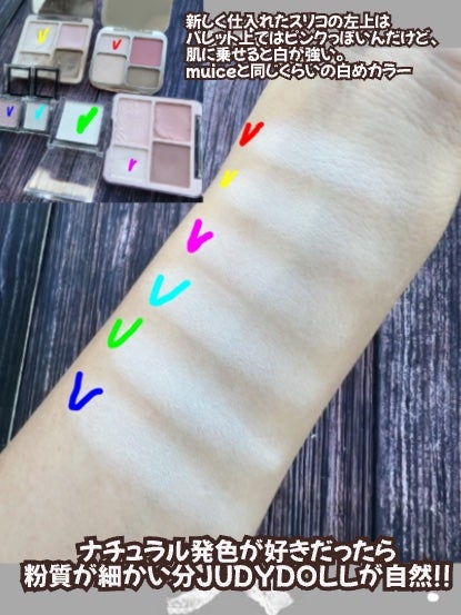 JUDYDOLL メリハリマスターパレット/JUDYDOLL/パウダーハイライトを使ったクチコミ(6枚目)