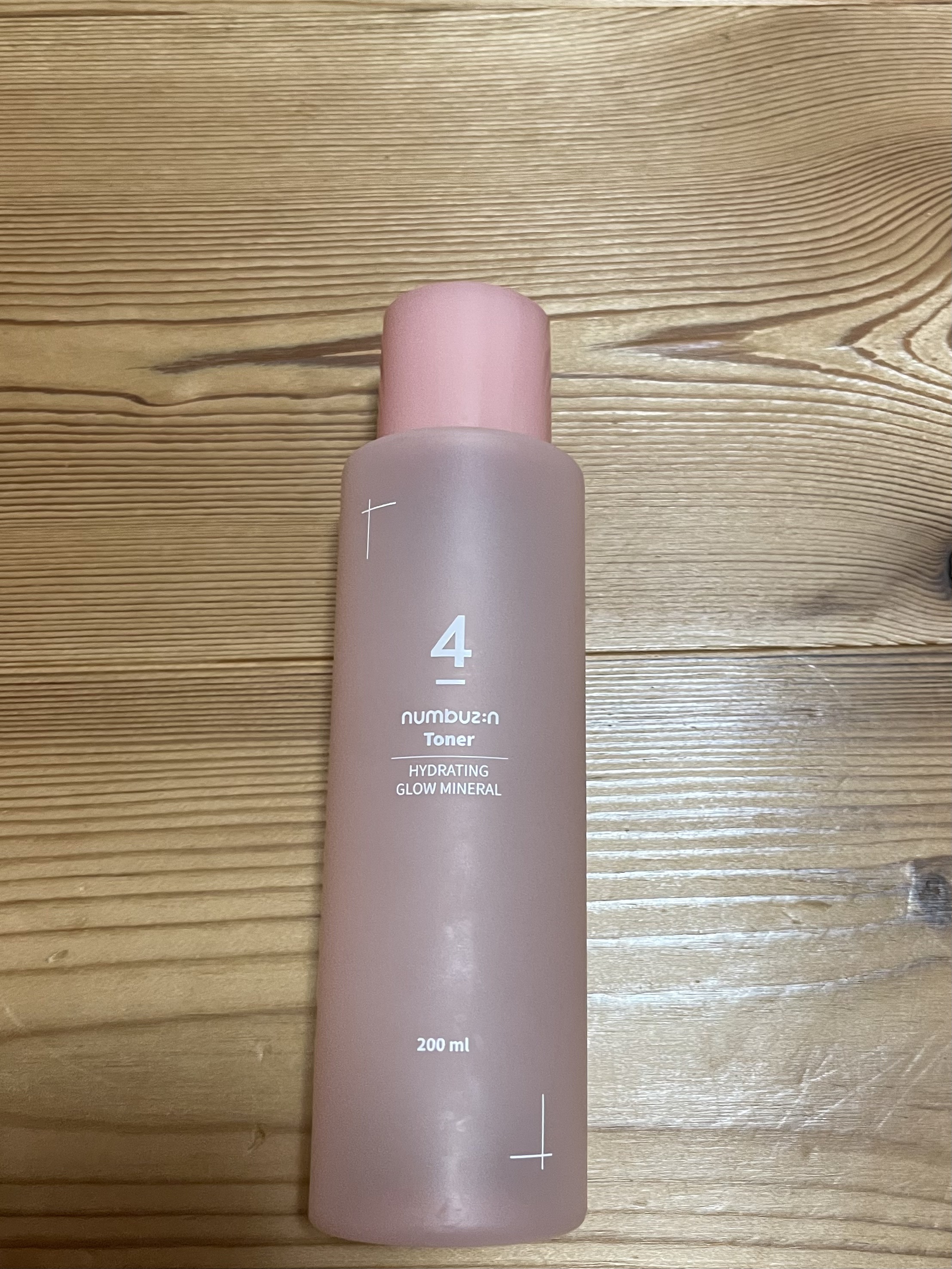 4番 ぴたっとメイクブースティングトナー/numbuzin/化粧水を使ったクチコミ（1枚目）