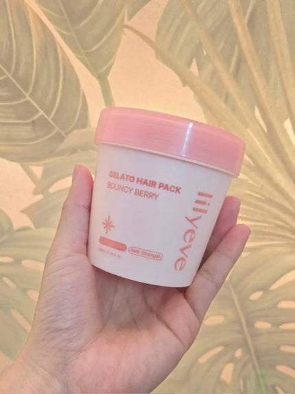 リペアターンジェラートヘアパック バウンシーベリー/リリーイブ/洗い流すヘアトリートメントを使ったクチコミ(1枚目)