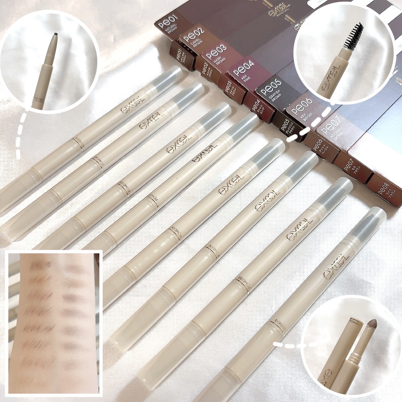 エクセル ザ プライムアイブロウ PE01 ナチュラルブラウン/excel/アイブロウペンシルを使ったクチコミ（1枚目）